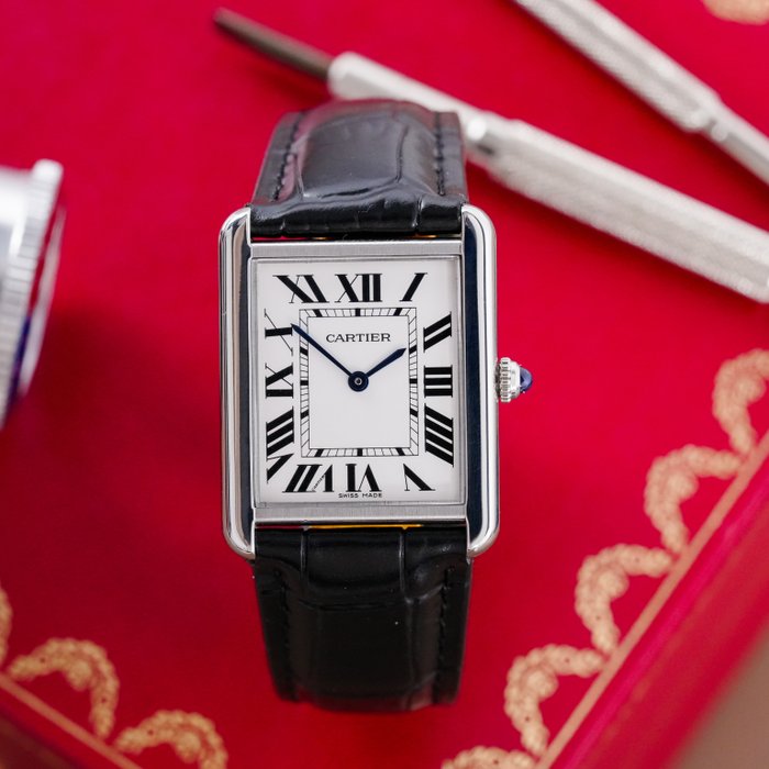 Cartier - Tank Solo Large - WSTA0028 - Mænd - 2011-nu