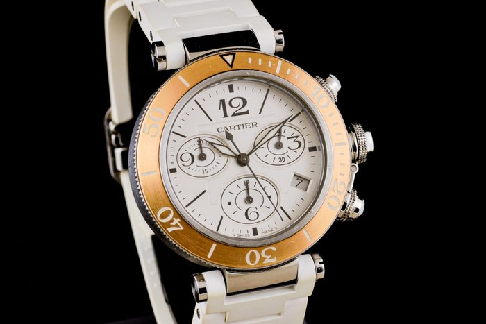 Cartier - Pasha Seatimer Chronograph - Ingen mindstepris - 3129 - Mænd - 1990-1999