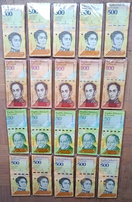 Venezuela. - 1000 Banknotes - various dates  (Ingen mindstepris)