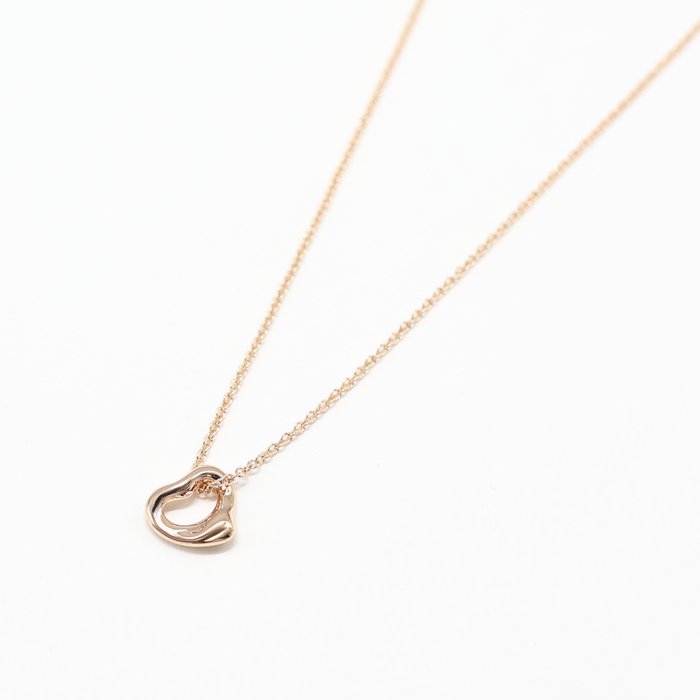 Tiffany  Co. - Halskæde med vedhæng - Elsa Peretti Open Heart Pendant - 18 kraat Rosaguld