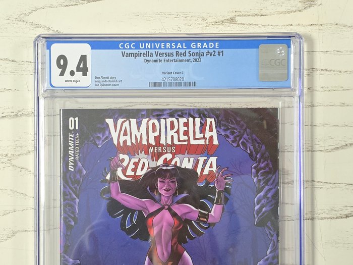 Vampirella Versus Red Sonja #v2 #1 - 1 Graded comic - Første udgave - 2022 - CGC 9.4