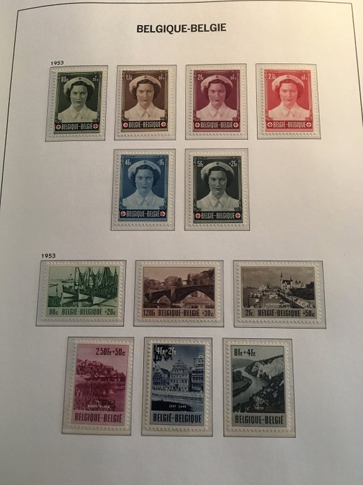 Belgien 1953/1954 - Fuldstændige bind - OBP/COB 908/960