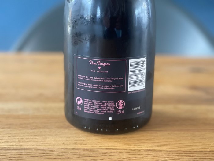 2008 Dom Pérignon - Champagne Rosé - 1 Flaske (0,75L)