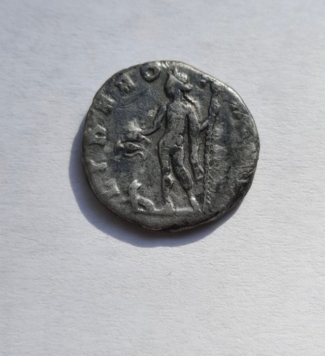 Romarriket. Septimius Severus (AD 193-211). Denarius Rome - Genius  (Ingen mindstepris)