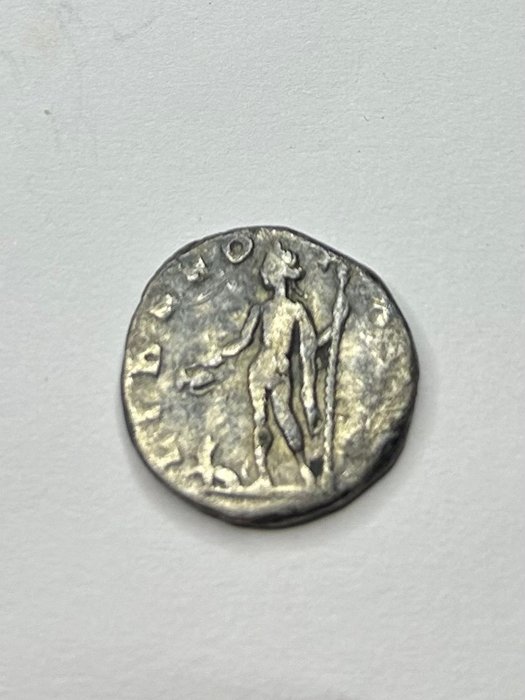 Romarriket. Septimius Severus (AD 193-211). Denarius Rome - Genius  (Ingen mindstepris)