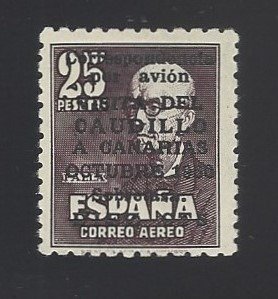 Spanien 1950 - Kanariske Øer uden certifikatnummerering - Edifil nº 1083