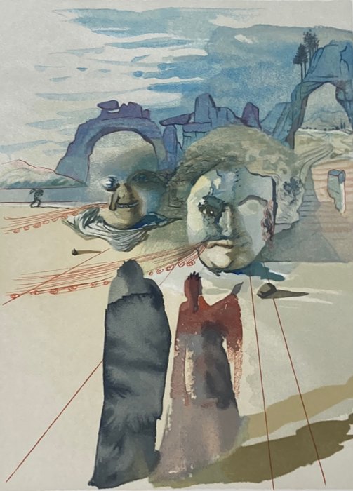 Salvador Dali (1904-1989) - The Avaricious - Divine Comedy