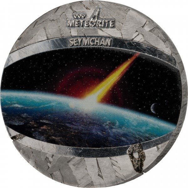 Niue. 1 Dollar 2021 Meteorite Seymchan, 1 Oz (.999)