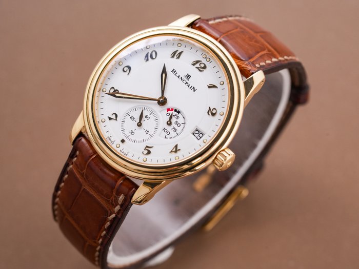 Blancpain - Villeret Ultra-Slim Power Reserve 100 Hours 18k Yellow Gold - Mænd - 2011-nu