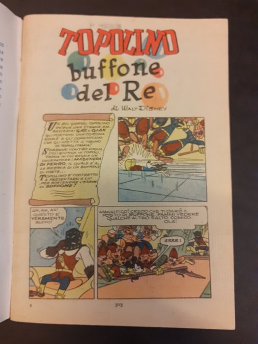 Topolino N. 28 - Giochi non compilati + bollino club + bollini motta, - 1 Comic - Første udgave - 1951