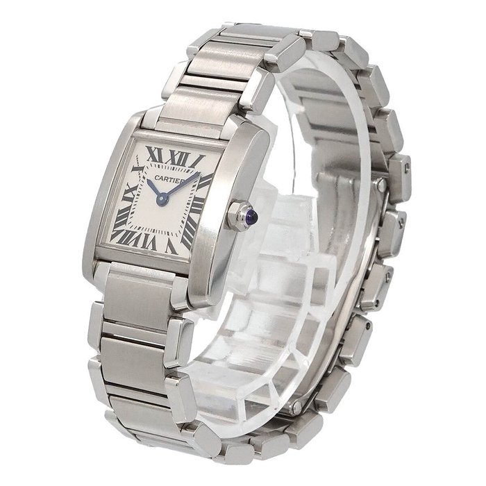 Cartier - Tank Française - W51008Q3 - Kvinder - 2000-2010