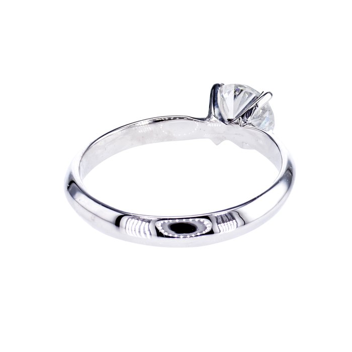 Ingen mindstepris - Forlovelsesring - 14 karat Hvidguld -  1.03ct. tw. Diamant (Natur)