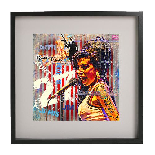 Amy Winehouse - Giclee Artwork - By artist Luc Best - "Amy - Club 27"