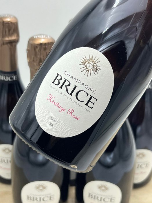 Brice, Héritage Rosé Brut XX - Champagne Rosé - 6 Flasker (0,75 L)