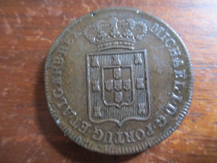 Portugal. D. Miguel I (1828-1834). 40 Reis (Pataco) 1829  (Ingen mindstepris)