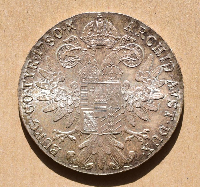 Østrig. Maria-Theresia. 1 Thaler (taler) 1870 restrike (4 pieces silver)  (Ingen mindstepris)