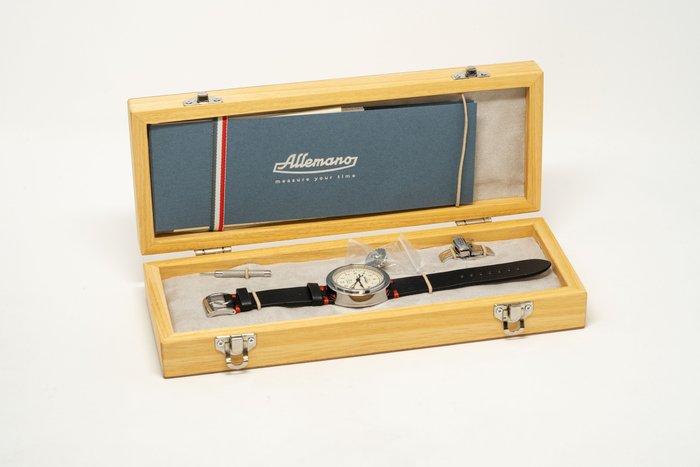 Allemano - GMT-A-1919-SP-LW - Mænd - GMT A 1919 Collection - Splinterny - Alle afgifter inkluderet