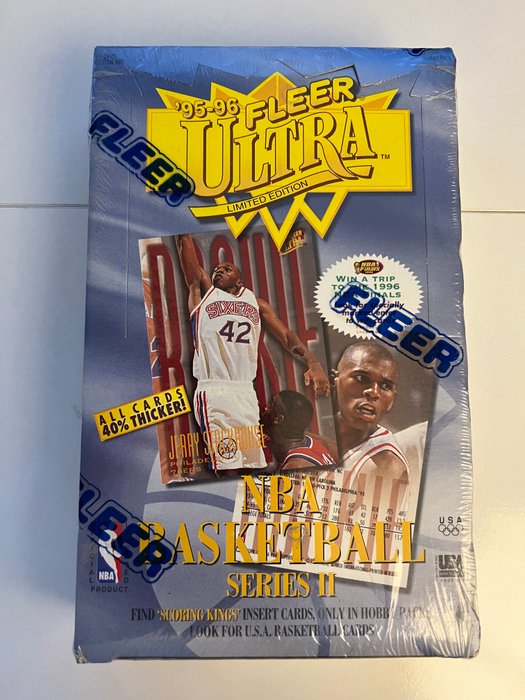 1995/96 Fleer NBA Basketball Series II - 1 Sealed box - Næsten så god som ny (NM)