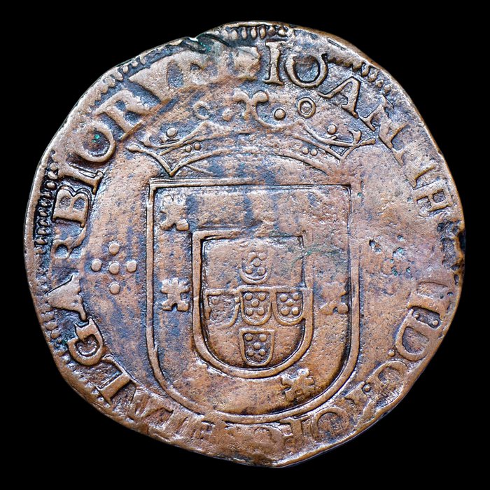 Portugal D João III (1521-1557) X Reais (Patacão) ND - IOANES III