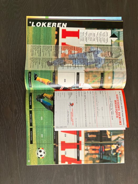 Panini - Football Belgium 1997 - 1 Empty album + complete loose sticker set