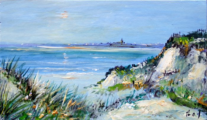 Pascal DENIS dit "ROY". - Bretagne. Les dunes en Baie d'Audierne.