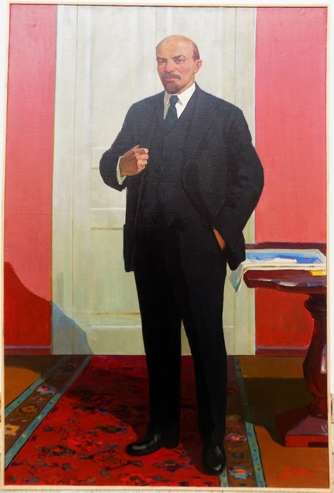 Antonchik Mikhail Vladislavovich (1921-1998) - Ritratto di Lenin - XL FORMAT