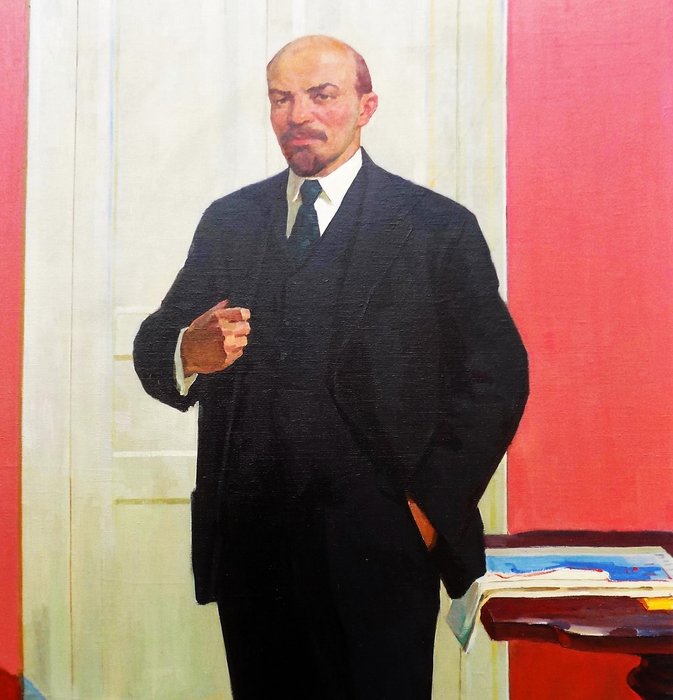 Antonchik Mikhail Vladislavovich (1921-1998) - Ritratto di Lenin - XL FORMAT