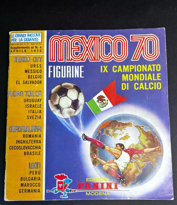 Panini - World Cup Mexico 70 - Italian version - Including intro card Gerd Müller! - Empty Album