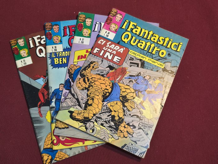 I Fantastici Quattro n 35/38 - originali - 4 Comic - Første udgave