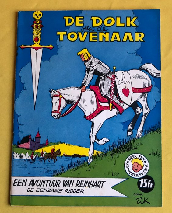 Ridder Reinhart 4 De dolk van de tovenaar - Uitgeverij N.V. Het Volk - 1 Album - Første udgave - 1959