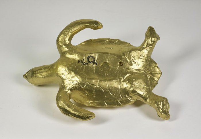 Skulptur, Tartaruga Piccola d'Oro - 55 cm - Polypropylen - 2008