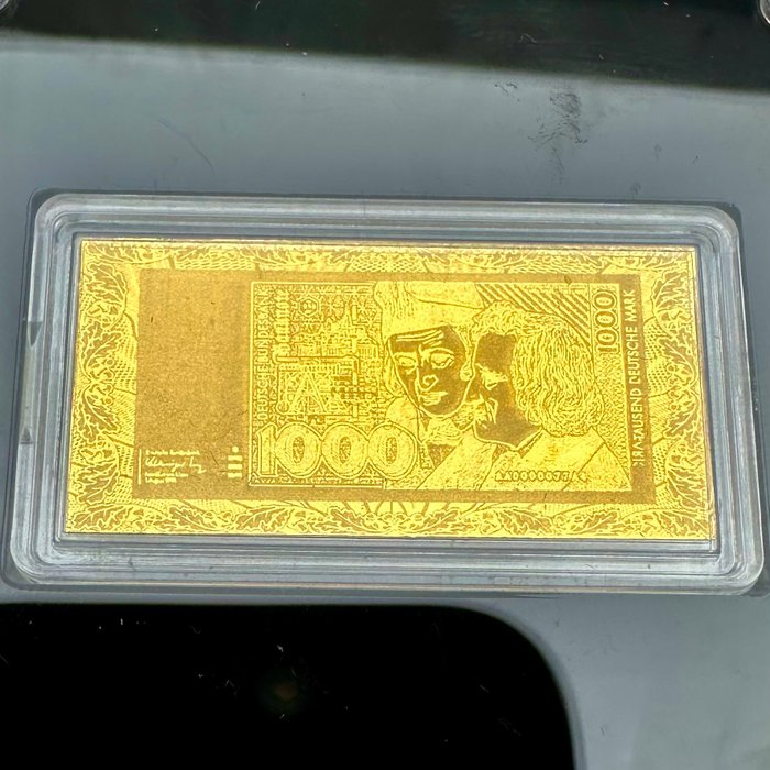 Tyskland. Gold Bar ND 1000 Mark, 1/200 Oz (.999)  (Ingen mindstepris)