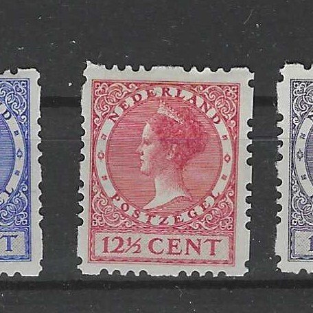 Holland 1928 - Firesidet rullesartering - NVPH R33/R56