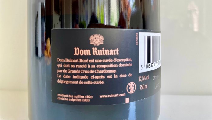 2009 Ruinart Dom Ruinart - Champagne Rosé - 1 Flaske (075L)