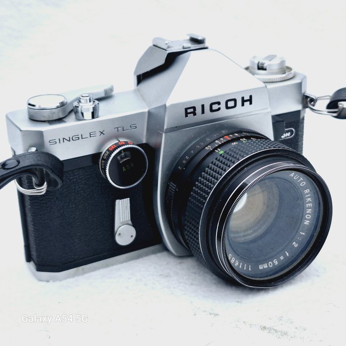 Ricoh Singlex TLS + Auto Rikenon 2/50mm - M42 | Reflekskamera med enkelt linse (SLR)