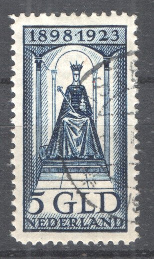 Holland 1923 - Wilhelminas regeringsjubilæum - høje værdier - NVPH 130/131