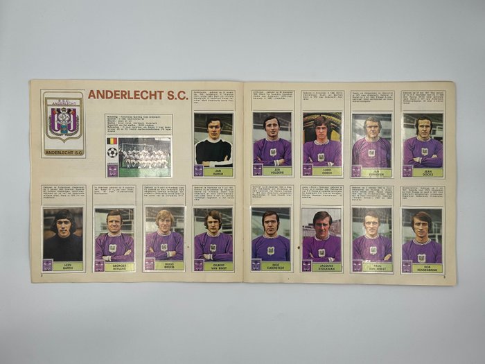 Panini - Football 1972-73 Belgium - 1 Complete Album