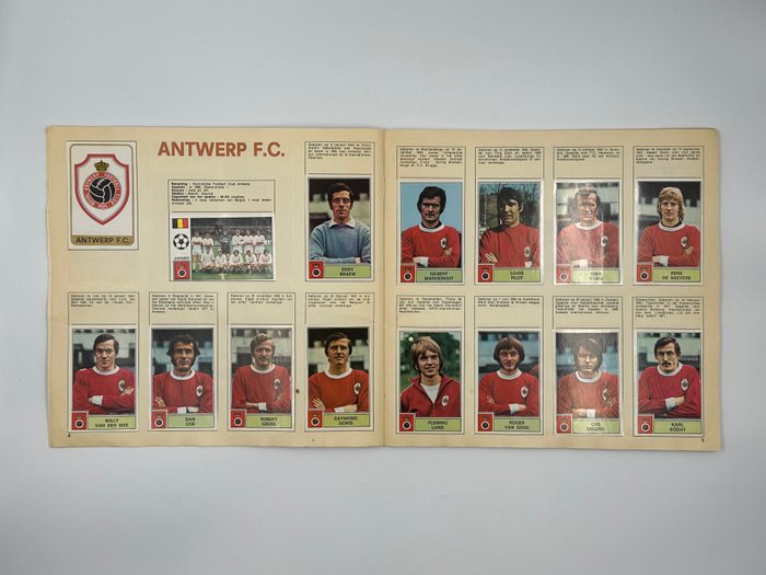 Panini - Football 1972-73 Belgium - 1 Complete Album