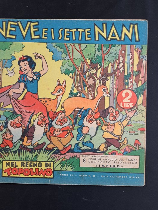 Nel Regno di Topolino n. 66 - 1 Comic - Første udgave - 1938