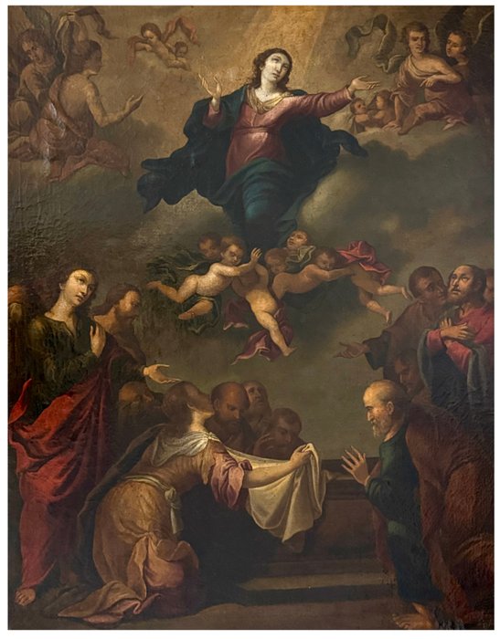 Peter Paul Rubens (1577-1640), Circle of - 17th century Italian - Flemish depiction of the Assumption of Mary