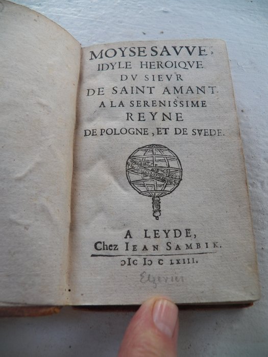 Saint Amant - Moyse sauve Idyle heroïque - 1663