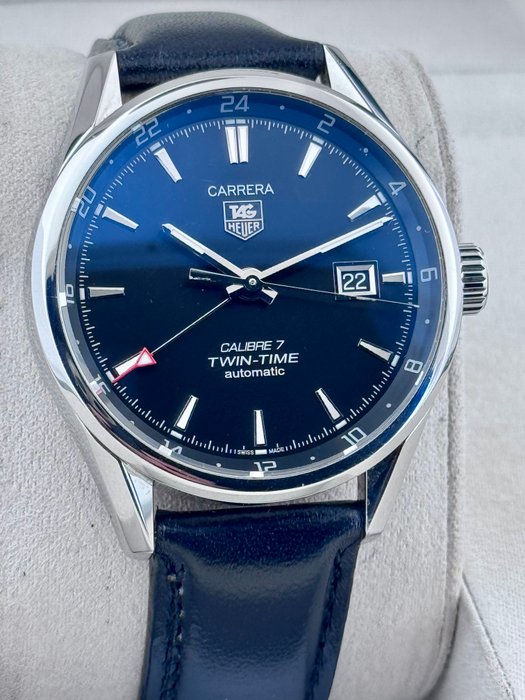 TAG Heuer - Carrera Twin-Time Automatic Calibre 7 GMT Black - Ingen mindstepris - WAR2010-0 - Mænd - 2011-nu