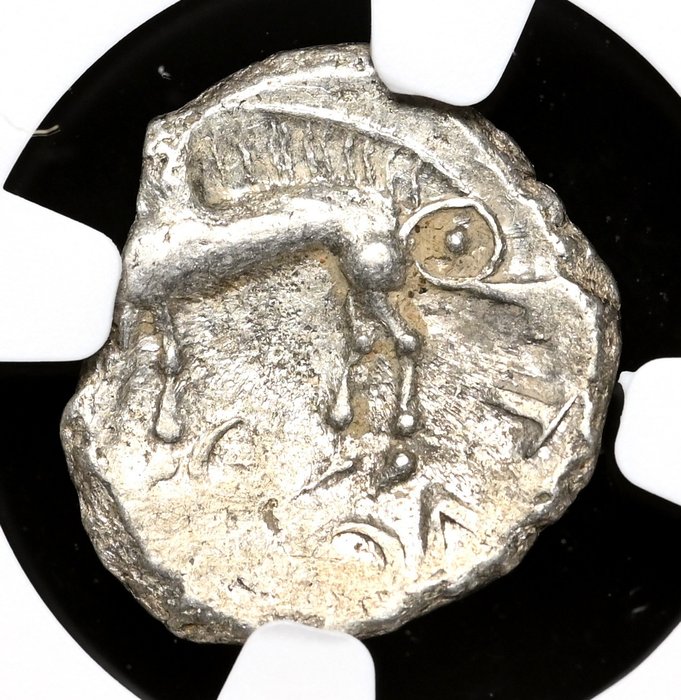 Kelterne Sequani Quinarius Circa 70-50 BC NGC Fine  (Ingen mindstepris)