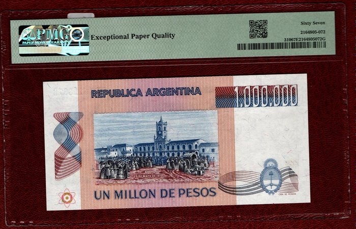 Argentina. - 1,000,000 Pesos - ND (1981-83) - Pick 310  (Ingen mindstepris)