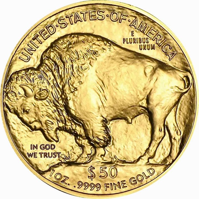 1 Troy Ounce - Guld 999 - 2024 - American Buffalo fine gold - Præget bar