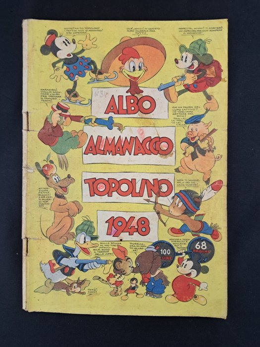 Topolino - Almanacco Topolino ed altri albi d'oro - 8 Comic - 1948/1950