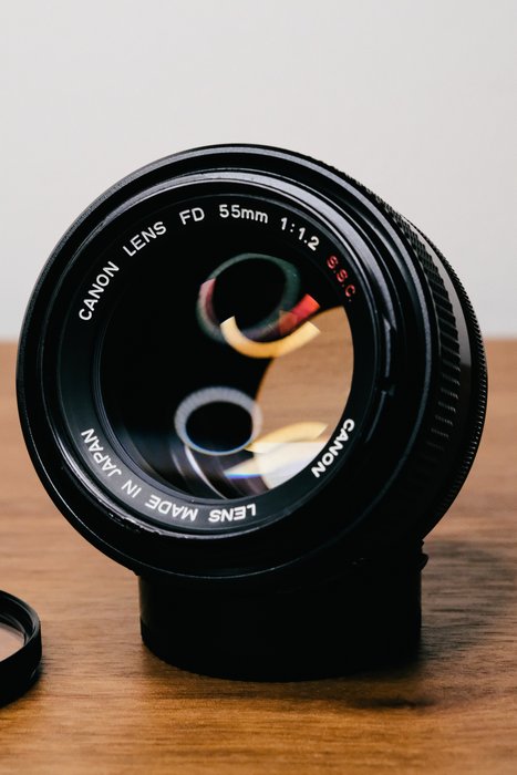 Canon FD 55mm 1.2 SSC Kameralinse