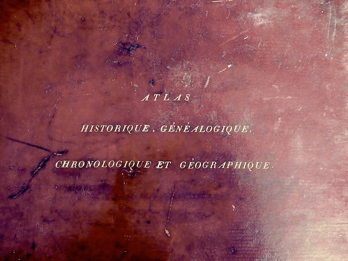 World - esp Europa; A Le Sage - Atlas Historique Généalogique Chronologique et Geographique de A Le Sage - 1827 - 1821-1850