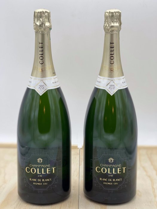 Collet, Brut - Champagne Blanc de Blancs, Premier Cru - 2 Magnummer (1,5 L)