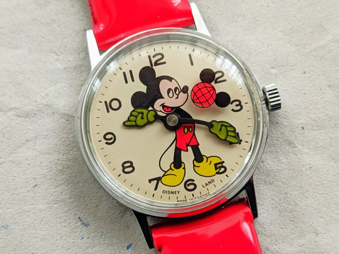 Mickey Mouse - 1 mekanisk ur - 1970'erne - Avronel - 1970